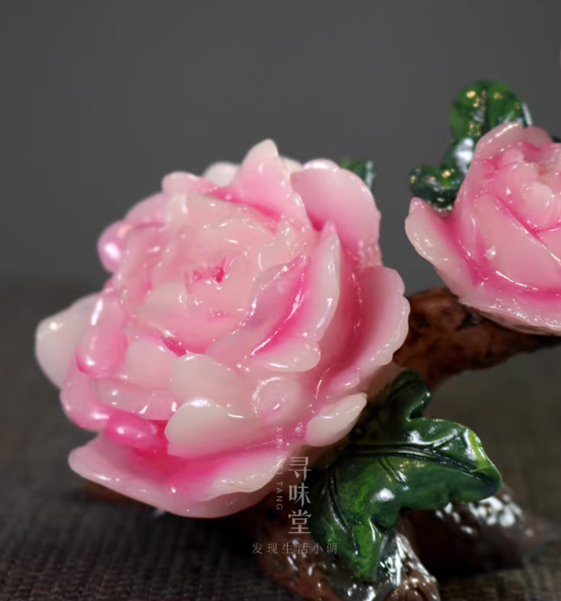 【中華文化】お湯で色が変わる 牡丹 蓮