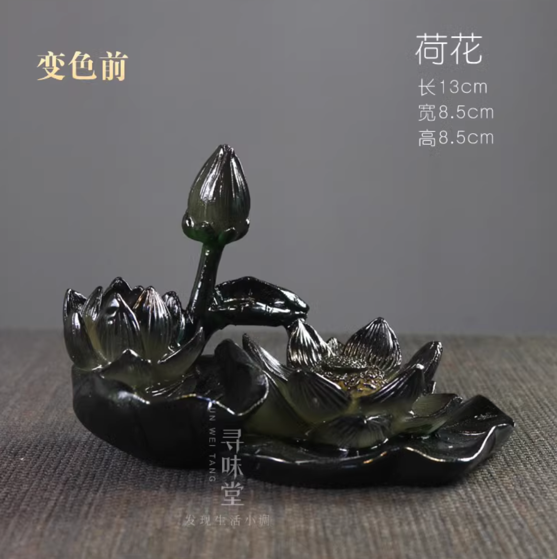 【中華文化】お湯で色が変わる 牡丹 蓮