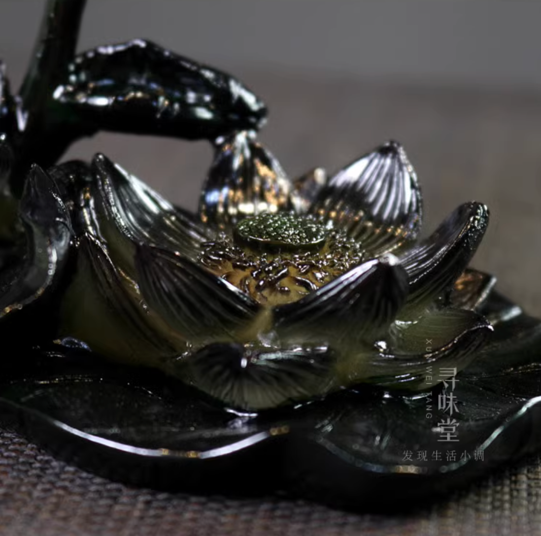 【中華文化】お湯で色が変わる 牡丹 蓮