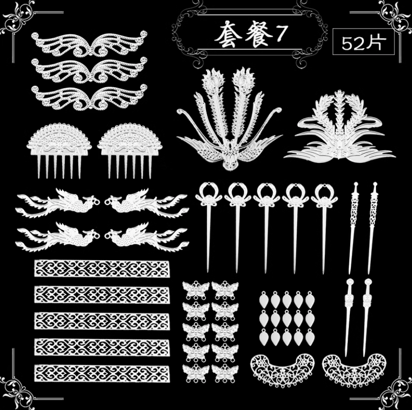 【推し活】ミニチュア DIYパーツ中華装飾セット