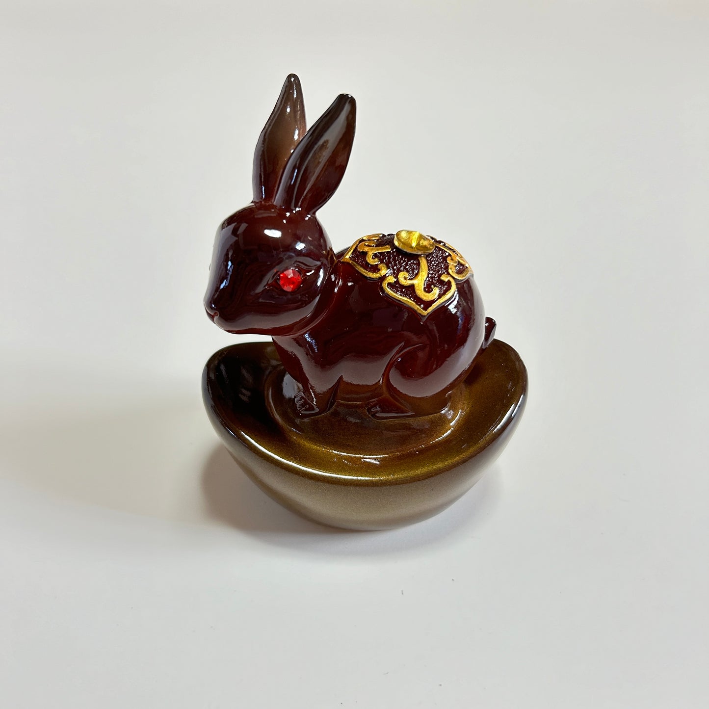 【中華文化】兎 伝統工芸品 お湯で色が変わる 変色茶寵(へんしょくちゃろう)