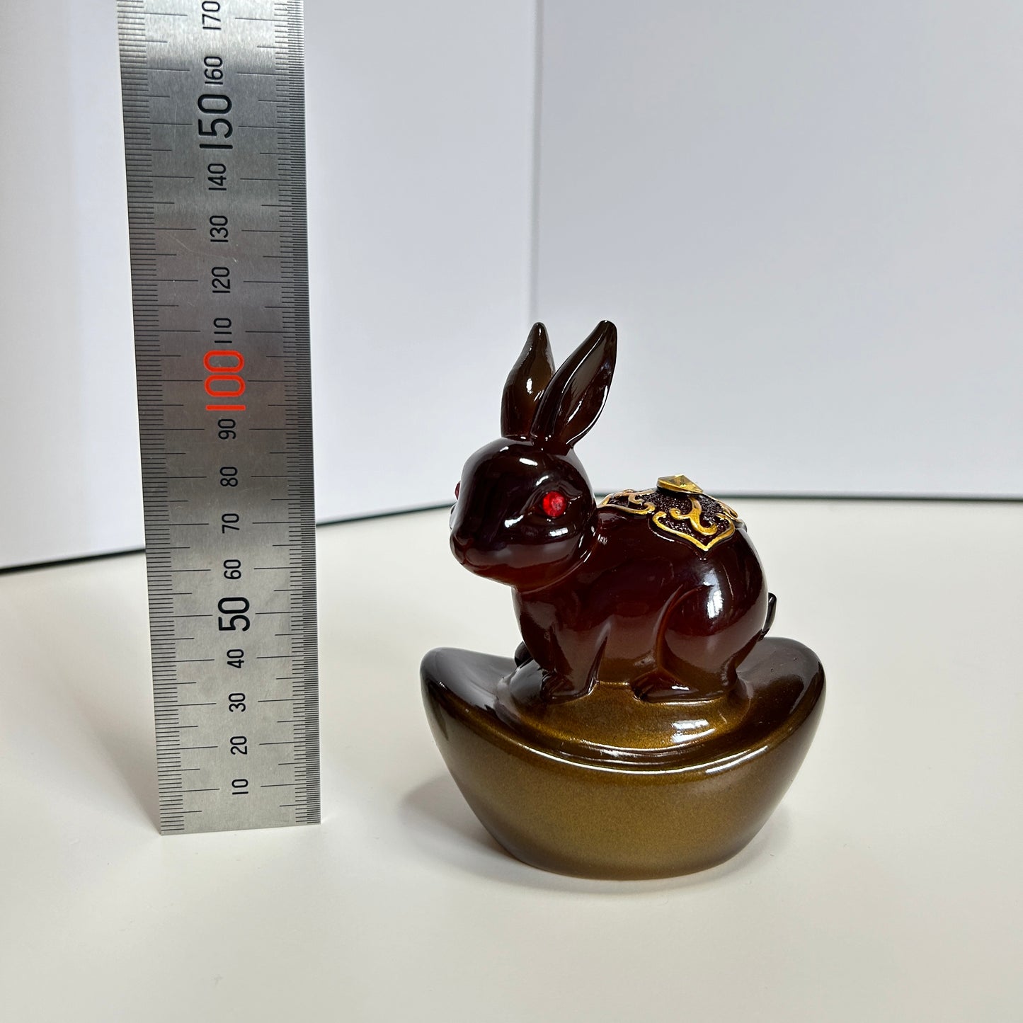 【中華文化】兎 伝統工芸品 お湯で色が変わる 変色茶寵(へんしょくちゃろう)