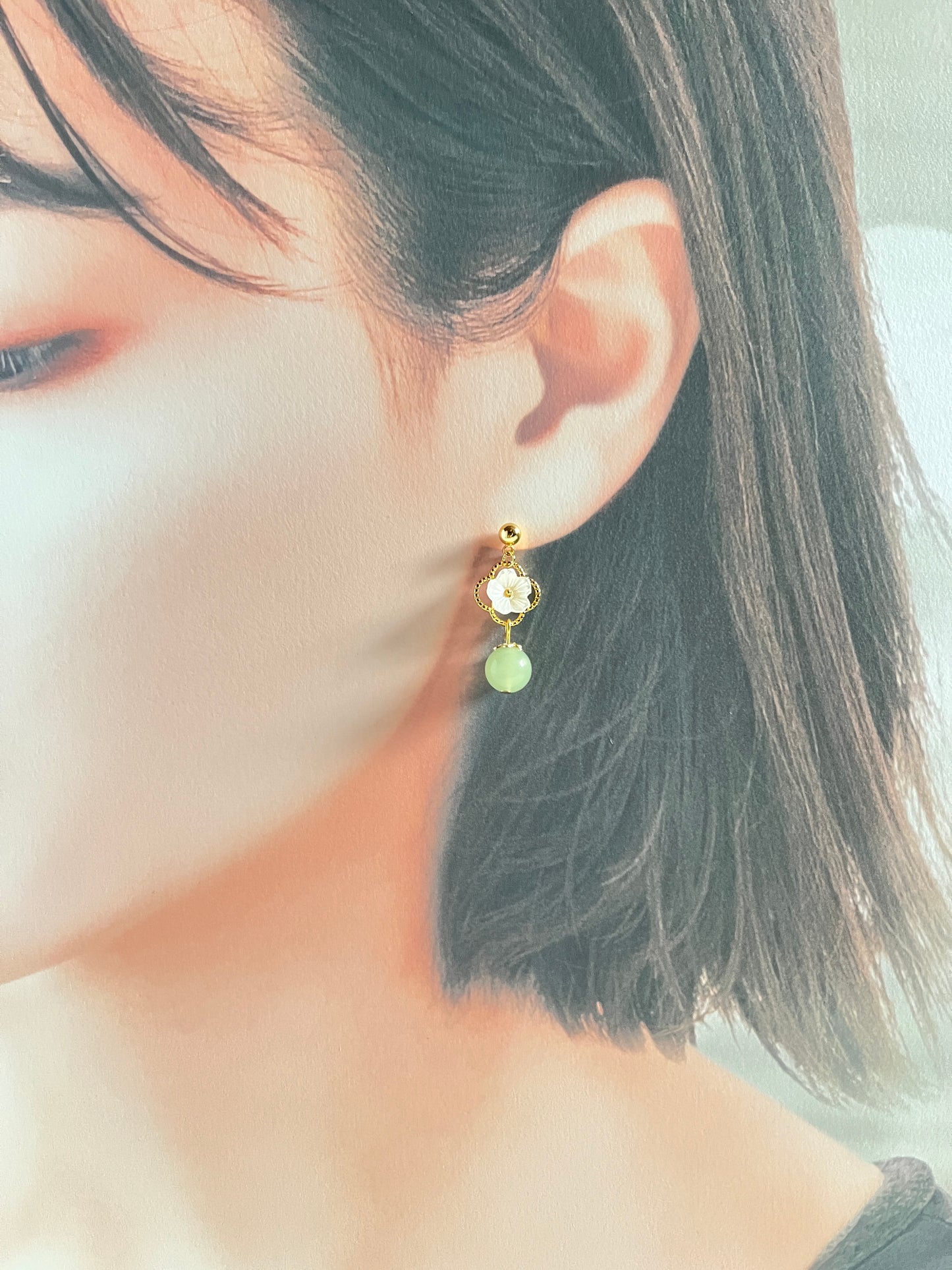 【ピアス】『珠光寶気」