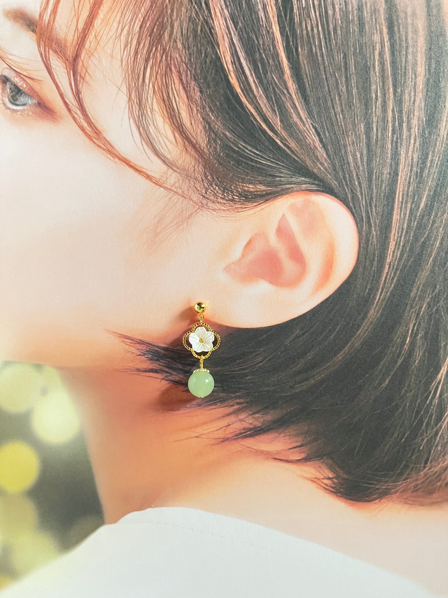 【ピアス】『珠光寶気」