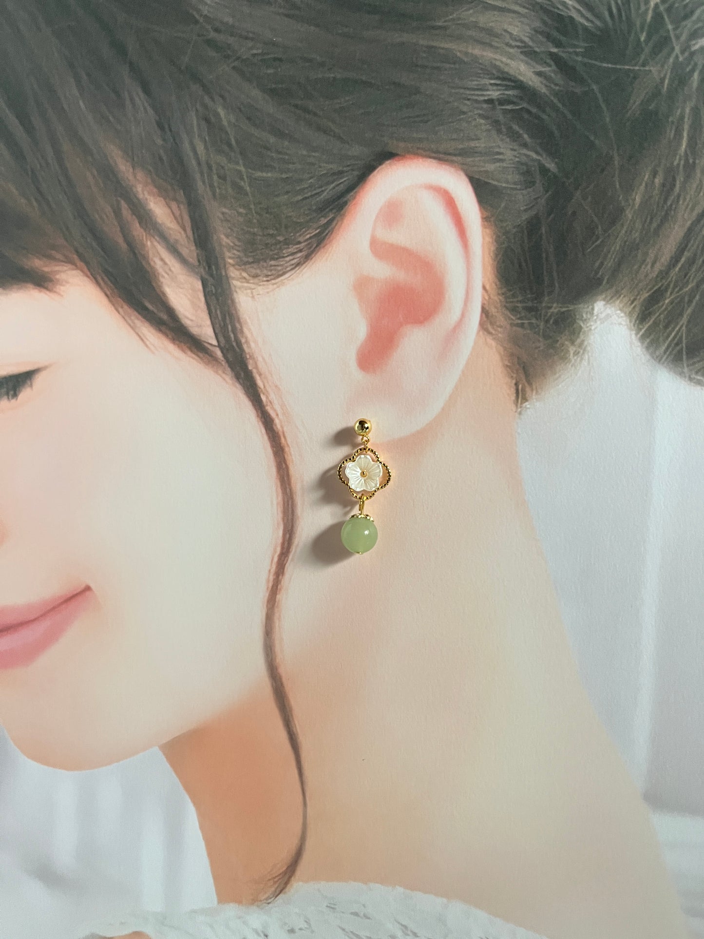 【ピアス】『珠光寶気」