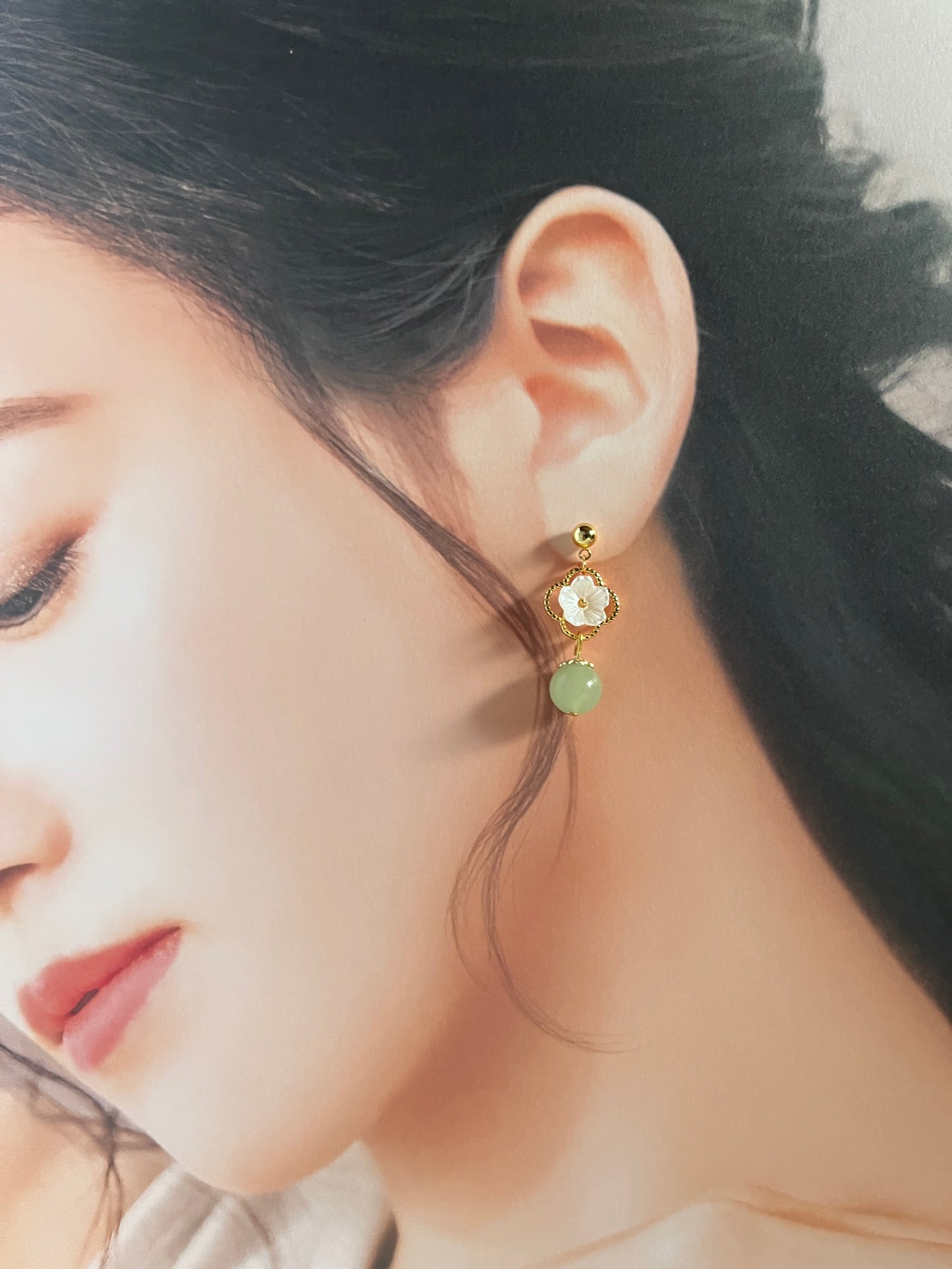 【ピアス】『珠光寶気」