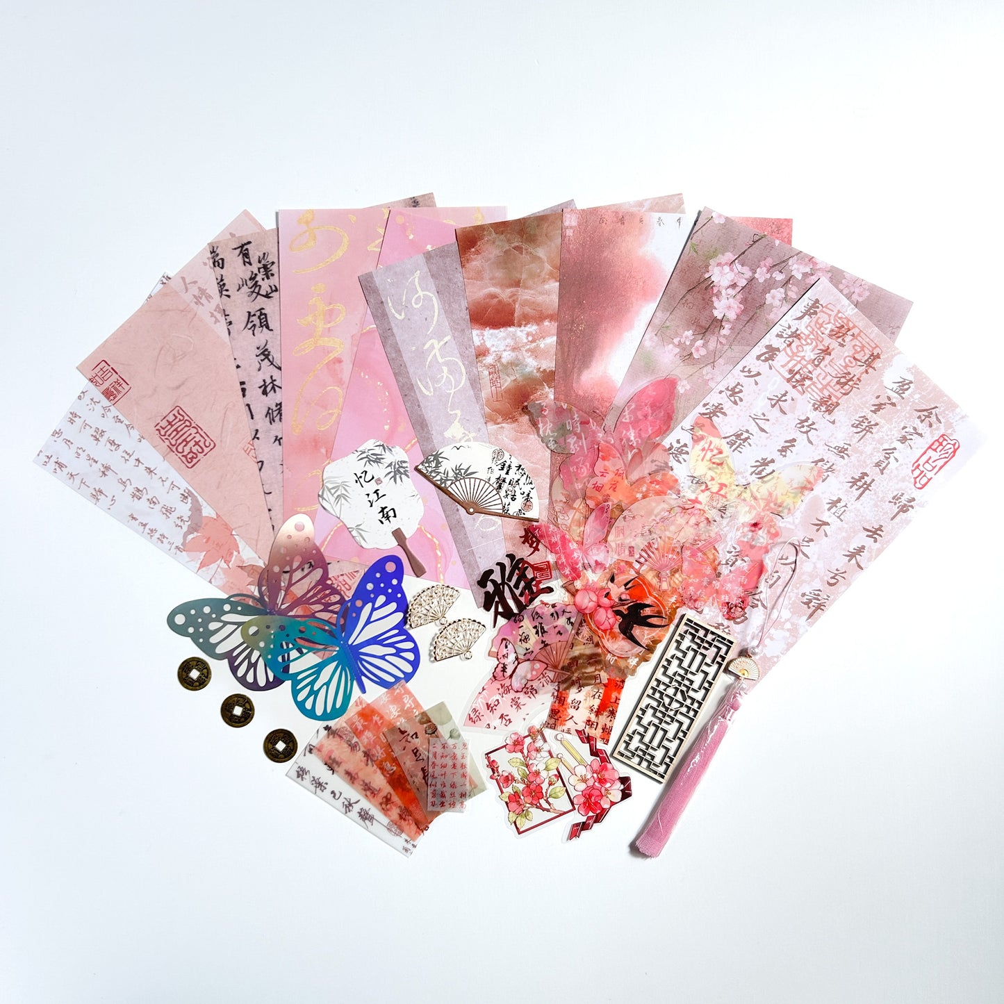 【推し活】中華コラージュ一式セット(9アイテム 計46点)