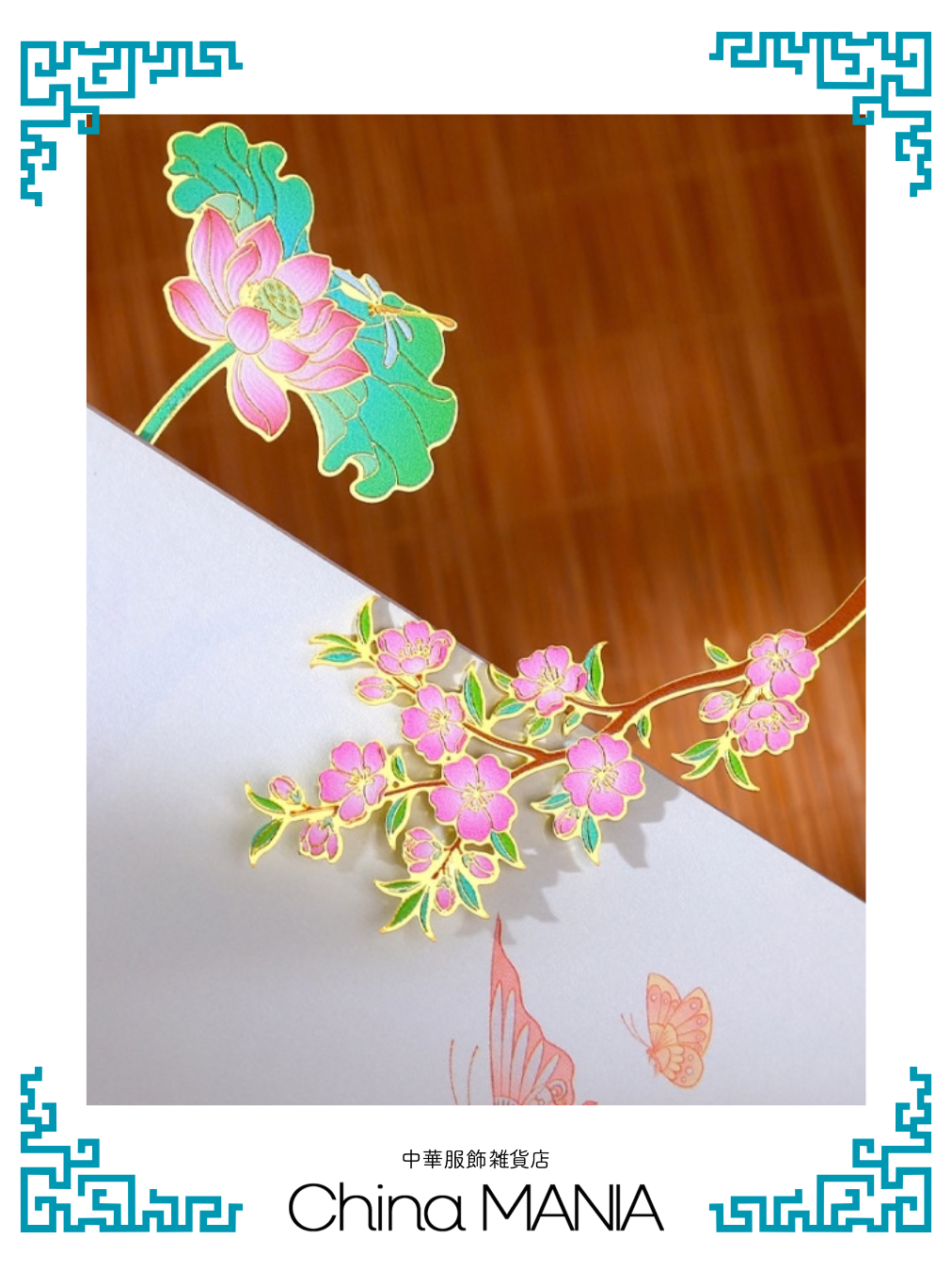 【しおり】飾れるしおりセット　花瓶付き ミニチュア