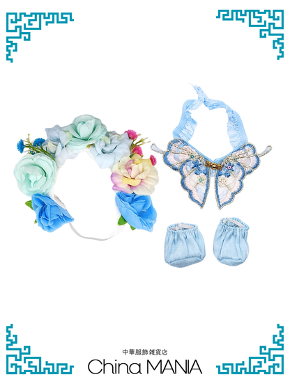【推し活】ぬい服　花想容　20cm用　衣装5点セット
