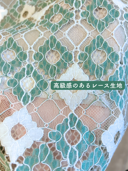 【旗袍】レース生地 チャイナドレス【全国送料無料・国内在庫】