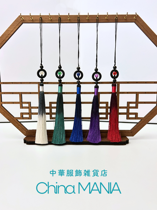【推し活】中華ストラップ 原色系×黒色 【全国送料無料・国内在庫】