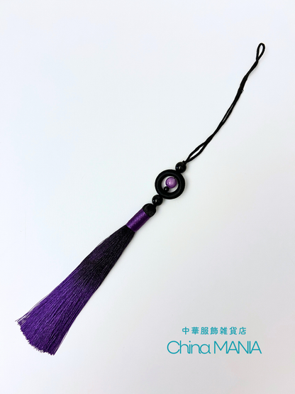 【推し活】中華ストラップ 原色系×黒色 【全国送料無料・国内在庫】