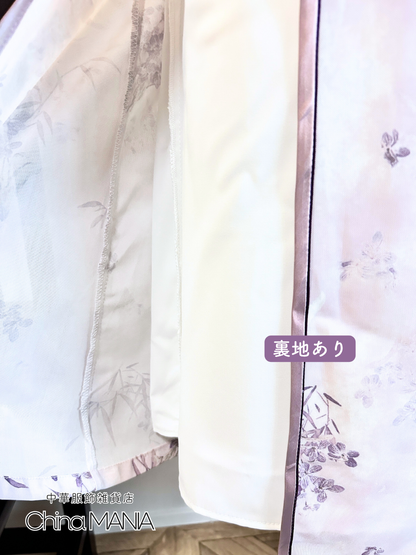【旗袍ワンピ】淡ピンク　チャイナドレス【全国送料無料・国内在庫】