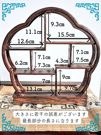 【推し活】円型/梅型　中華飾り棚