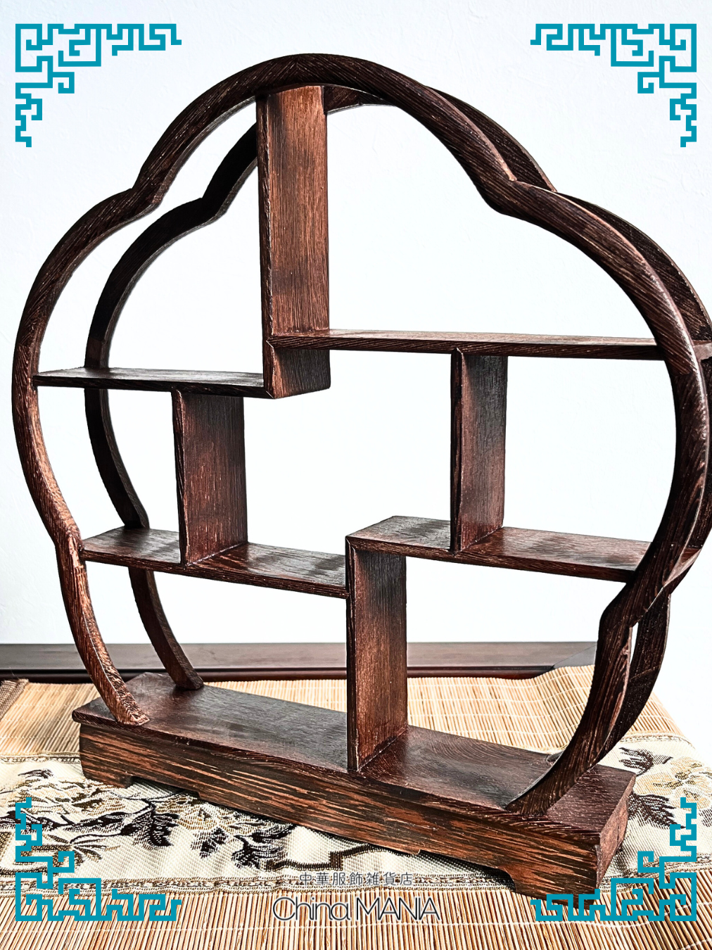 【推し活】円型/梅型　中華飾り棚