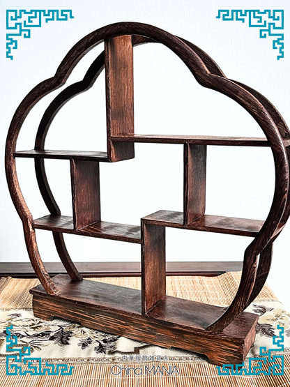 【推し活】円型/梅型　中華飾り棚