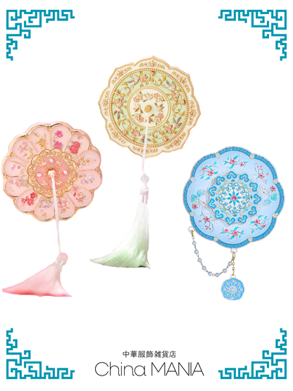 2/14(土)20:00-【手鏡】中華伝統柄　ケース付き