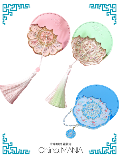 2/14(土)20:00-【手鏡】中華伝統柄　ケース付き