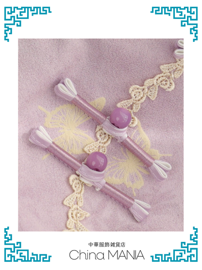 【旗袍】紫×金蝶【秋冬新作】