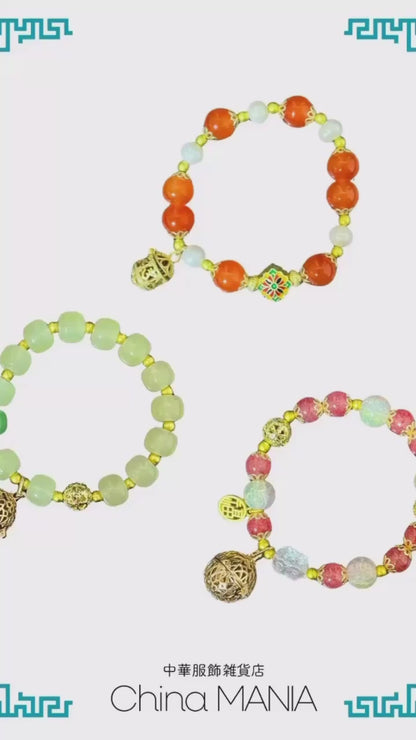 【ブレスレット】香の玉入り