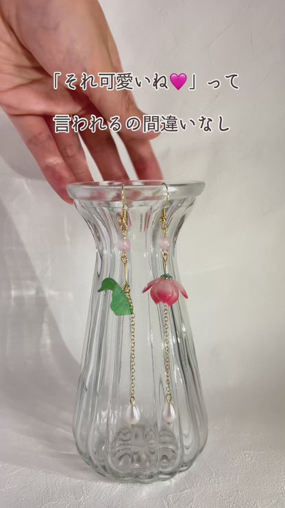 【ピアス】蓮 【全国送料無料・国内在庫】