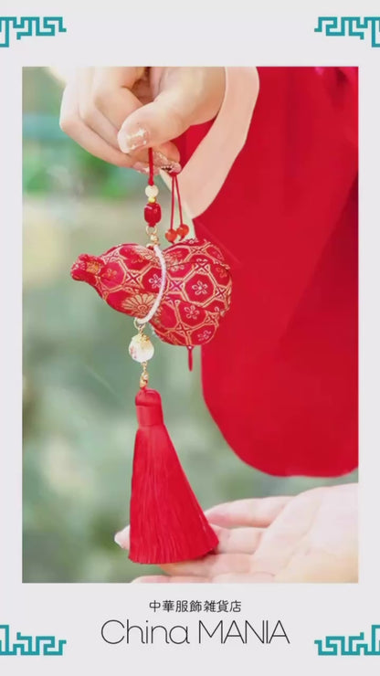 【中華文化】ひょうたん 香袋/香包（中身有り）