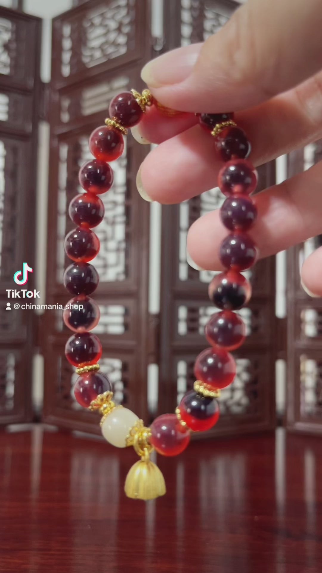 MAMA瑪瑙　赤い如意天珠　11-111 MAMA様専用瑪瑙 赤い如意天珠 11-111 ʕ•̫͡•ʕ•